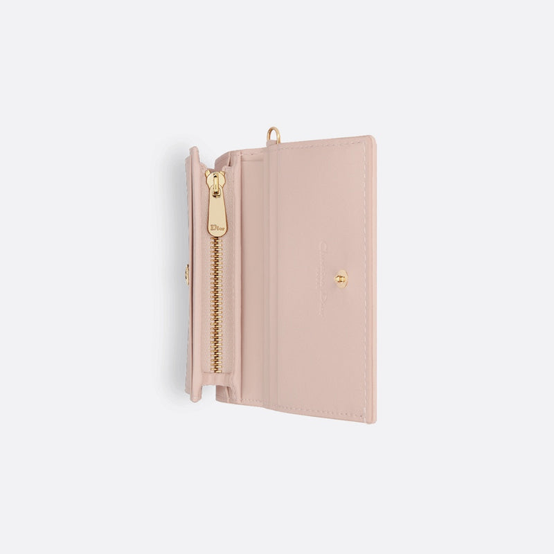 Mini Lady Dior Gardenia Wallet