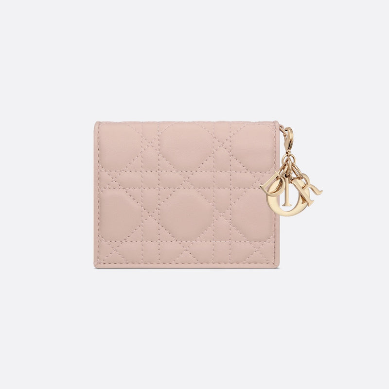 Mini Lady Dior Gardenia Wallet