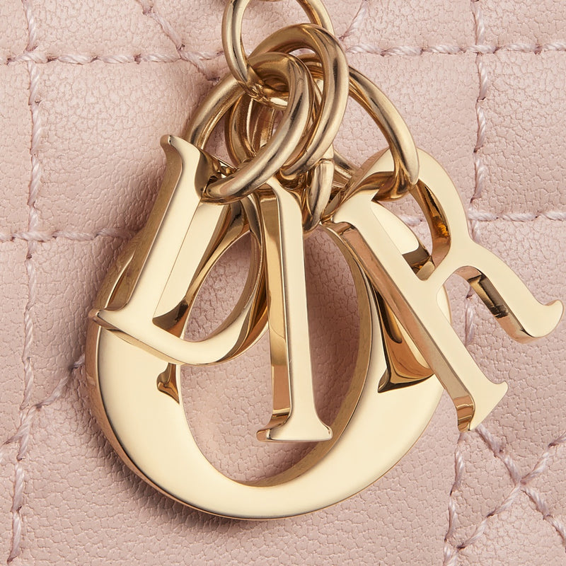Mini Lady Dior Gardenia Wallet