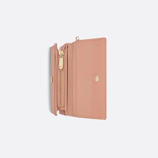 Mini Lady Dior Gardenia Wallet