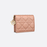 Mini Lady Dior Gardenia Wallet