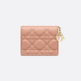 Mini Lady Dior Gardenia Wallet