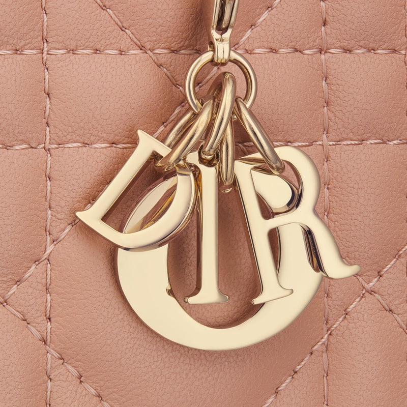 Mini Lady Dior Gardenia Wallet