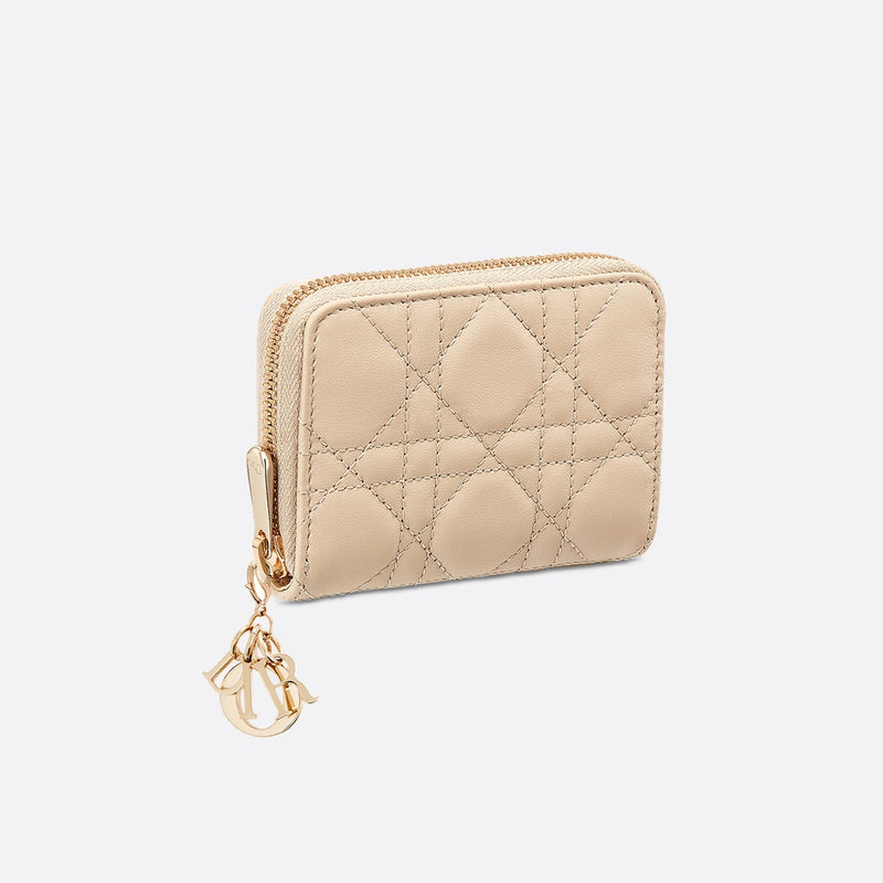 Small Lady Dior Voyageur Coin Purse