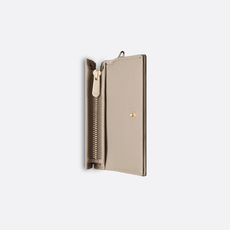 Mini Lady Dior Gardenia Wallet