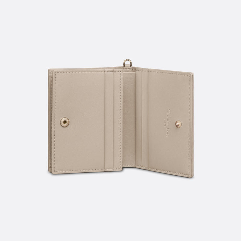 Mini Lady Dior Gardenia Wallet