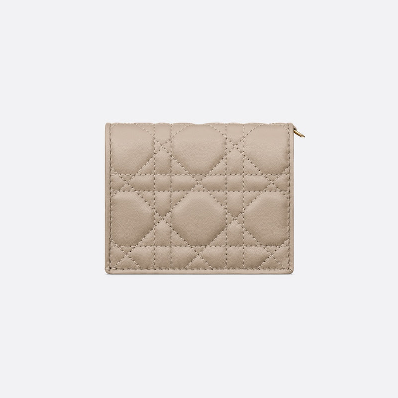 Mini Lady Dior Gardenia Wallet