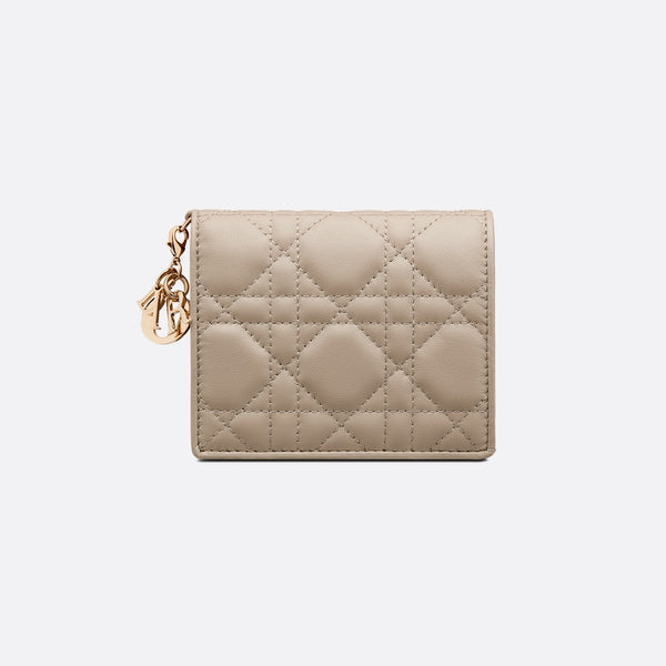 Mini Lady Dior Gardenia Wallet