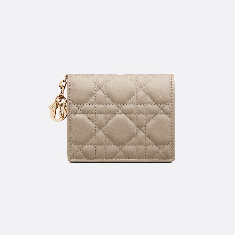 Mini Lady Dior Gardenia Wallet