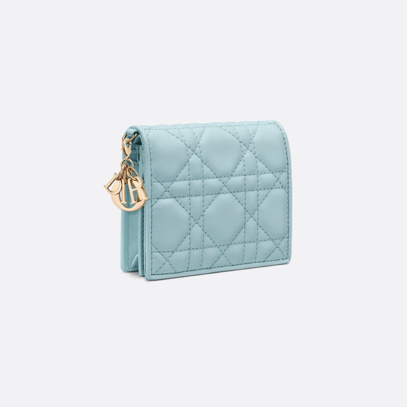 Mini Lady Dior Gardenia Wallet