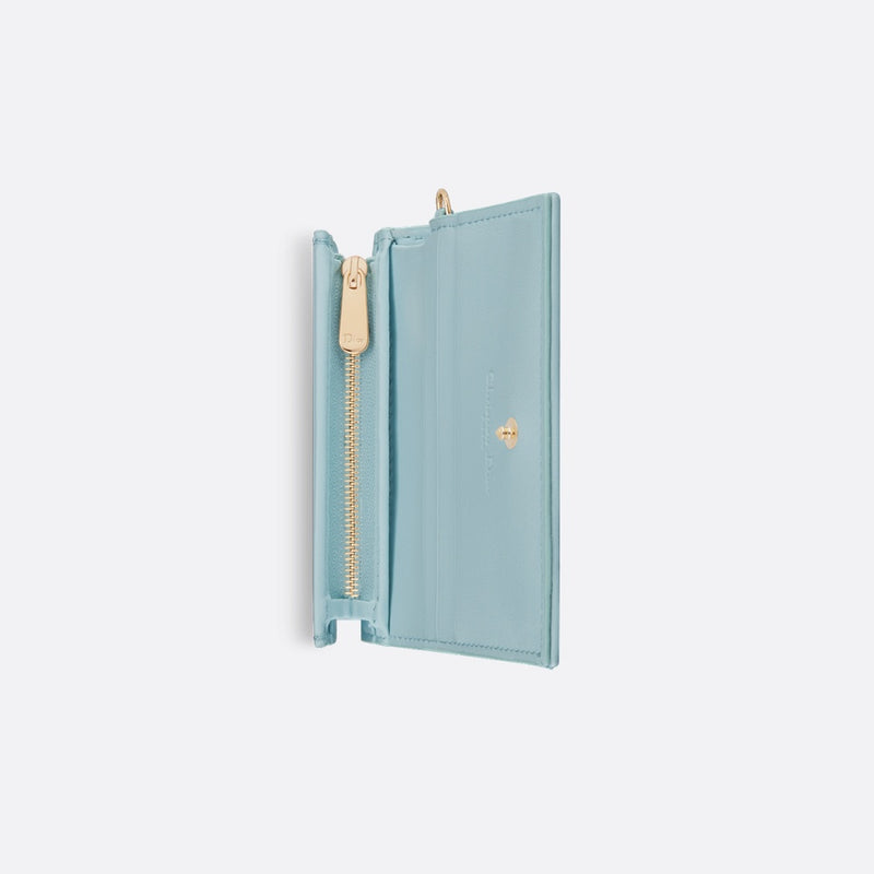 Mini Lady Dior Gardenia Wallet