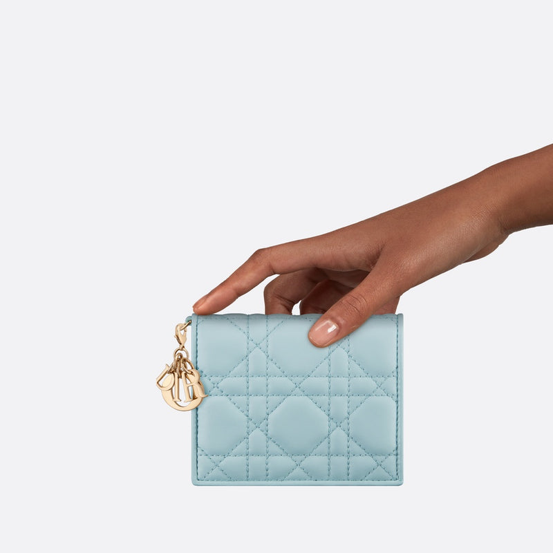 Mini Lady Dior Gardenia Wallet