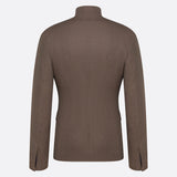 Jacket with Buttoned Collar
