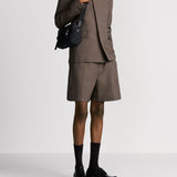 Jacket with Buttoned Collar