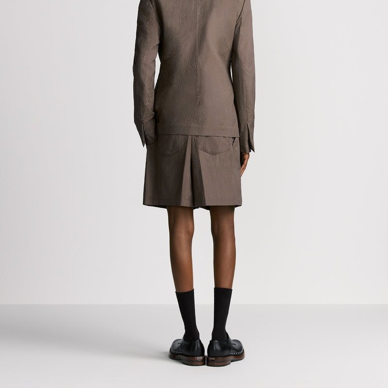 Jacket with Buttoned Collar