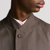 Jacket with Buttoned Collar