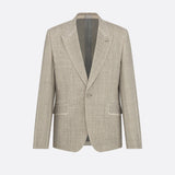 Jacket with Resist-Printed Lines