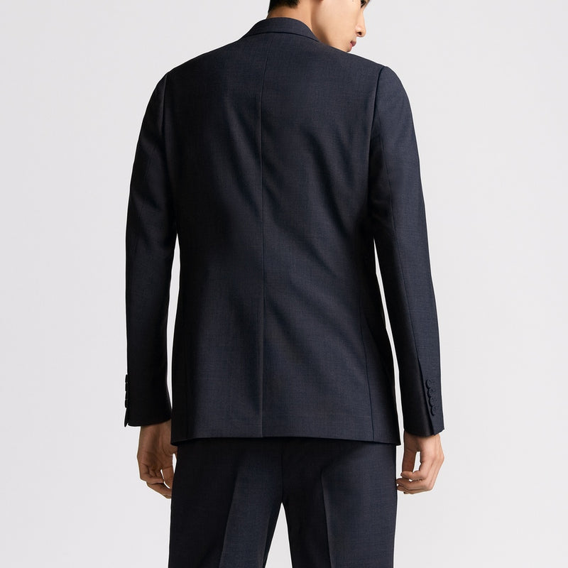 Double-Breasted Jacket with Buttoned Strap