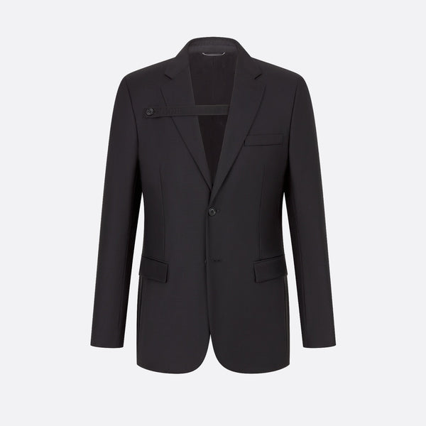 Jacket with Buttoned Strap