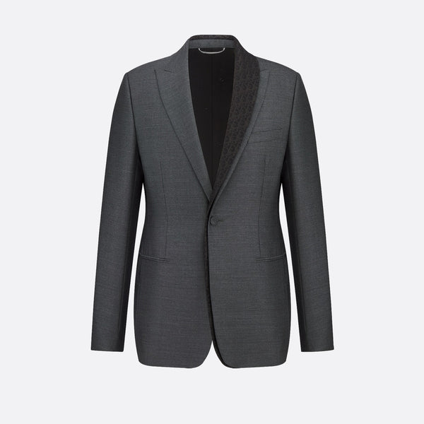 Jacket with Asymmetric Shawl Collar