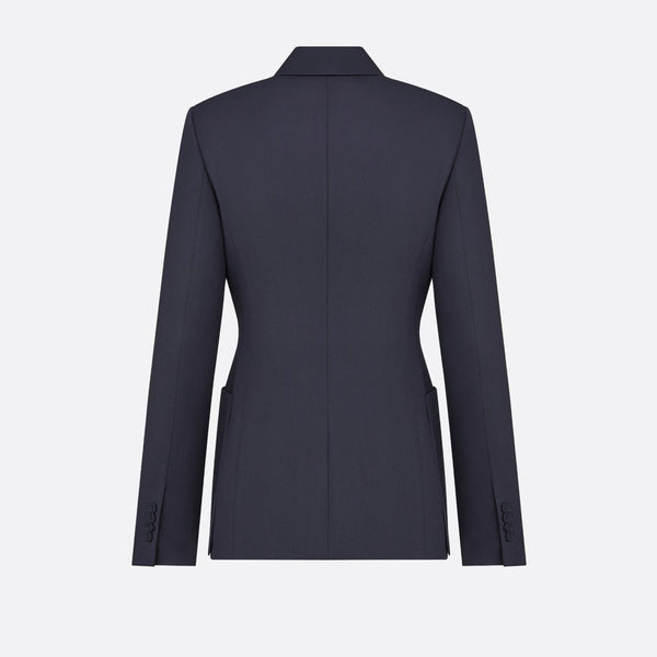 Bar Jacket with Oblique Closure