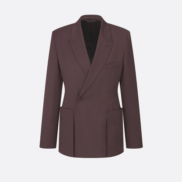 Bar Jacket with Oblique Closure