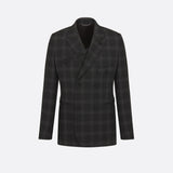 Double-Breasted Jacket with Buttoned Strap
