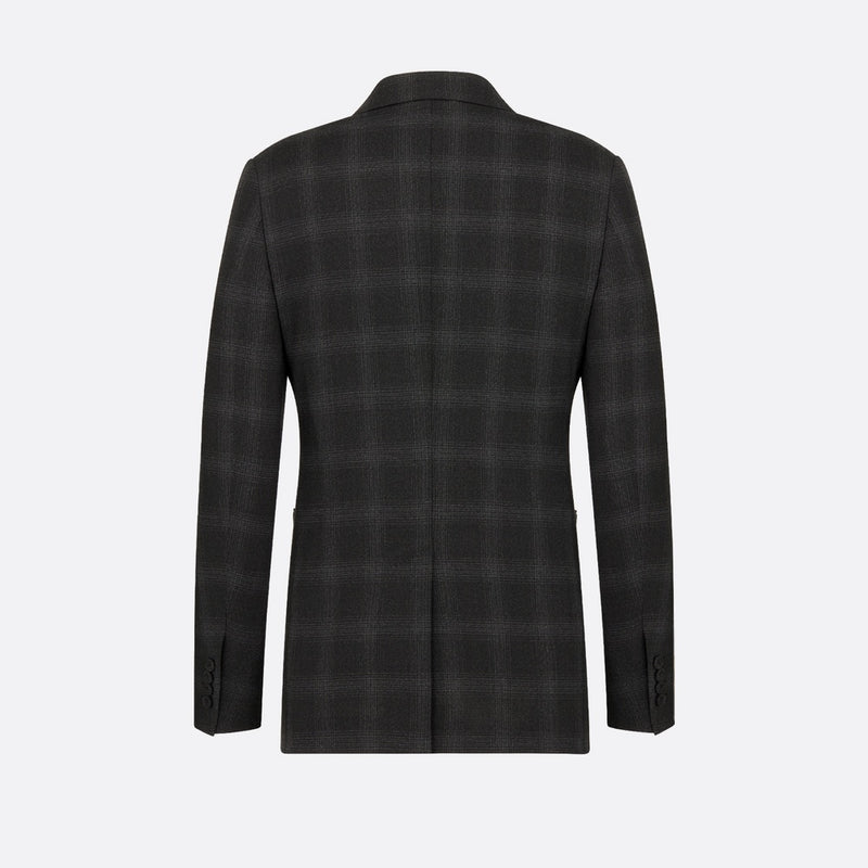 Double-Breasted Jacket with Buttoned Strap
