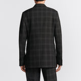 Double-Breasted Jacket with Buttoned Strap