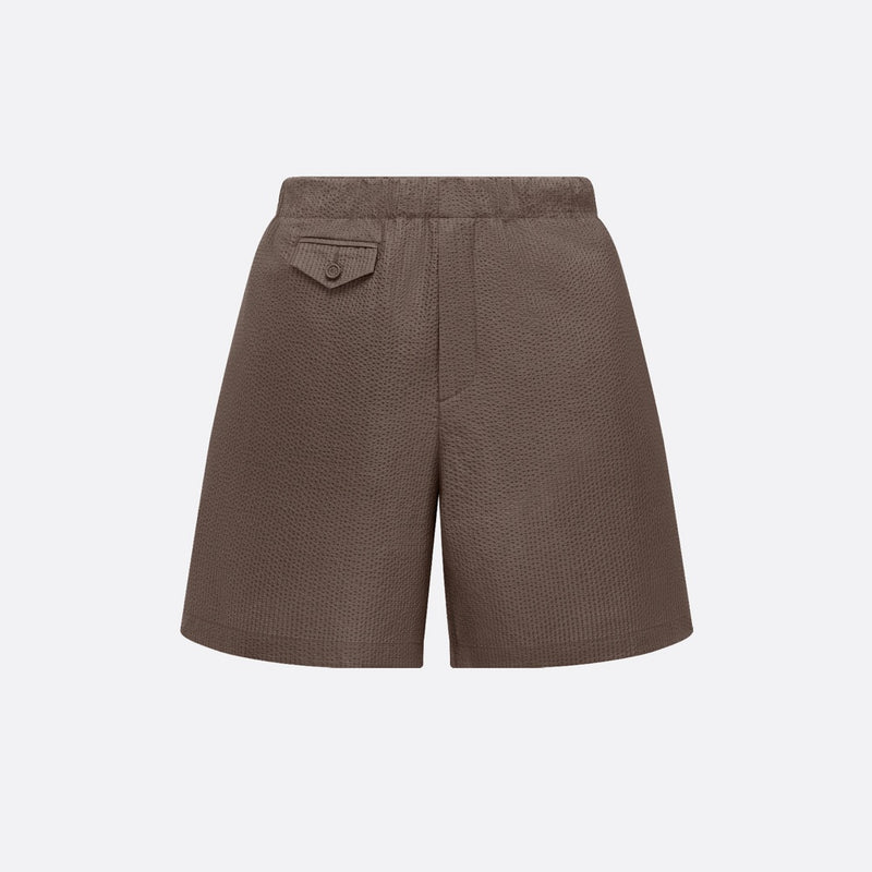 Bermuda Shorts with Elastic Waist