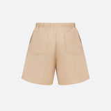 Bermuda Shorts with Elastic Waist