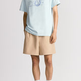 Bermuda Shorts with Elastic Waist