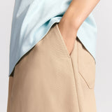 Bermuda Shorts with Elastic Waist