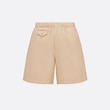 Bermuda Shorts with Elastic Waist