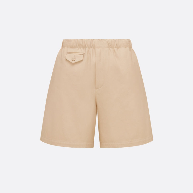 Bermuda Shorts with Elastic Waist