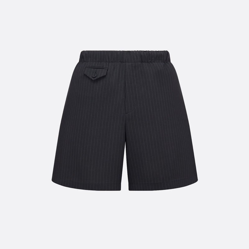 Bermuda Shorts with Elastic Waist