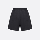 Bermuda Shorts with Elastic Waist