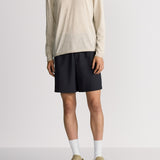 Bermuda Shorts with Elastic Waist