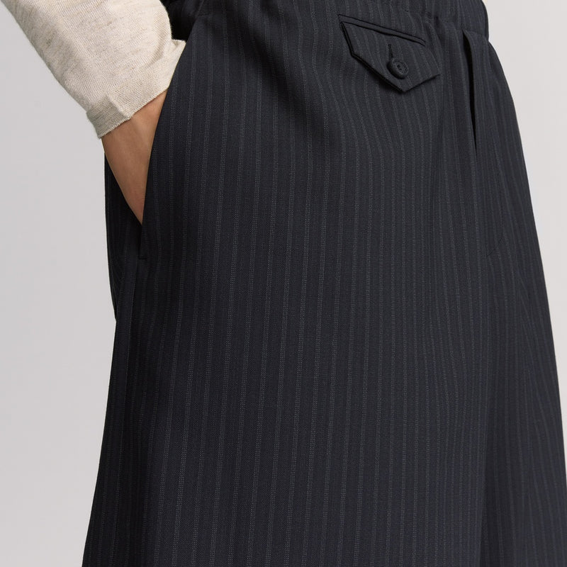 Bermuda Shorts with Elastic Waist