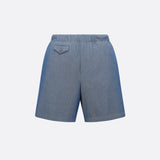 Bermuda Shorts with Elastic Waist