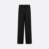 Christian Dior Couture Embroidery Stretch-Waist Pants