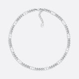 CD Icon Thin Chain Link Necklace
