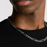 CD Icon Thin Chain Link Necklace