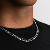 CD Icon Thin Chain Link Necklace