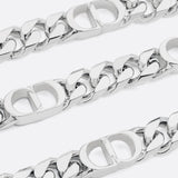 CD Icon Thin Chain Link Necklace