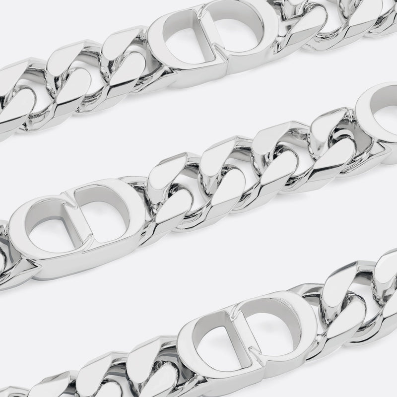 CD Icon Thin Chain Link Necklace