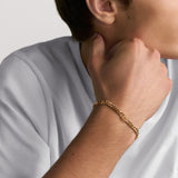 CD Icon Thin Chain Link Bracelet