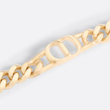 CD Icon Thin Chain Link Bracelet