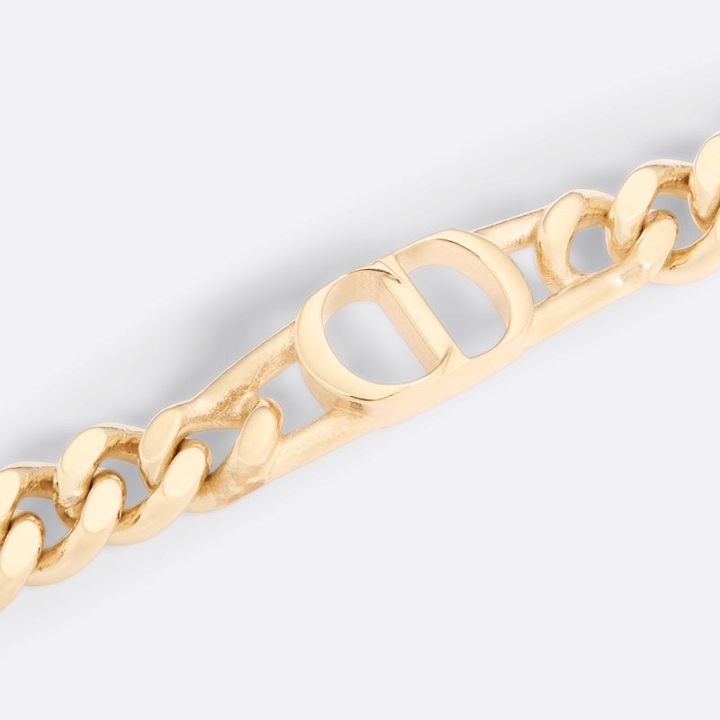CD Icon Thin Chain Link Bracelet