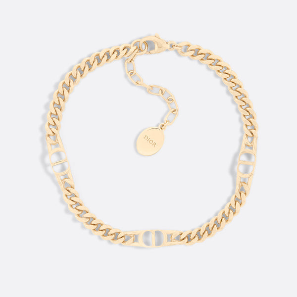 CD Icon Thin Chain Link Bracelet